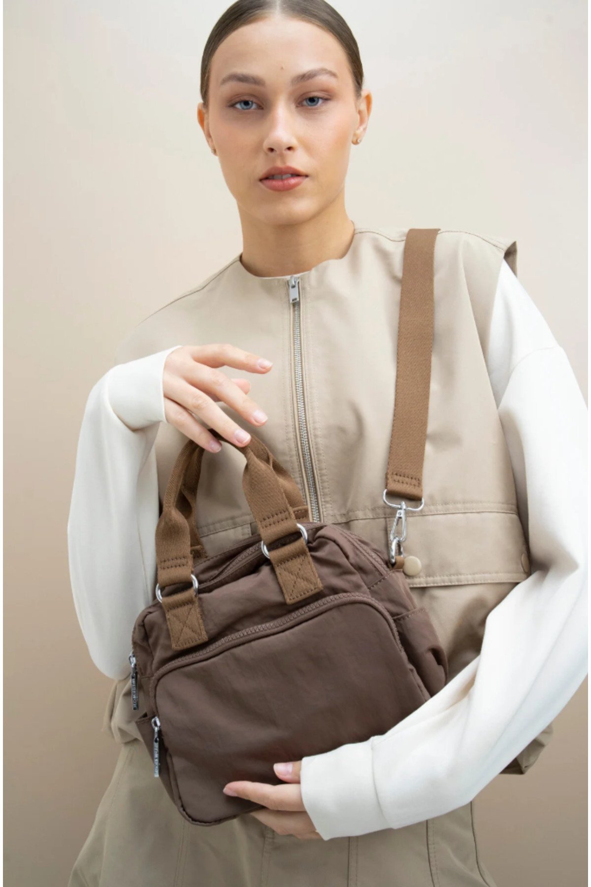 WOMEN 'S HANDBAG BROWN BYN2335
