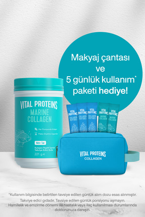 Vital Proteins Marine Collagen Çantalı Deneme Seti Hediye