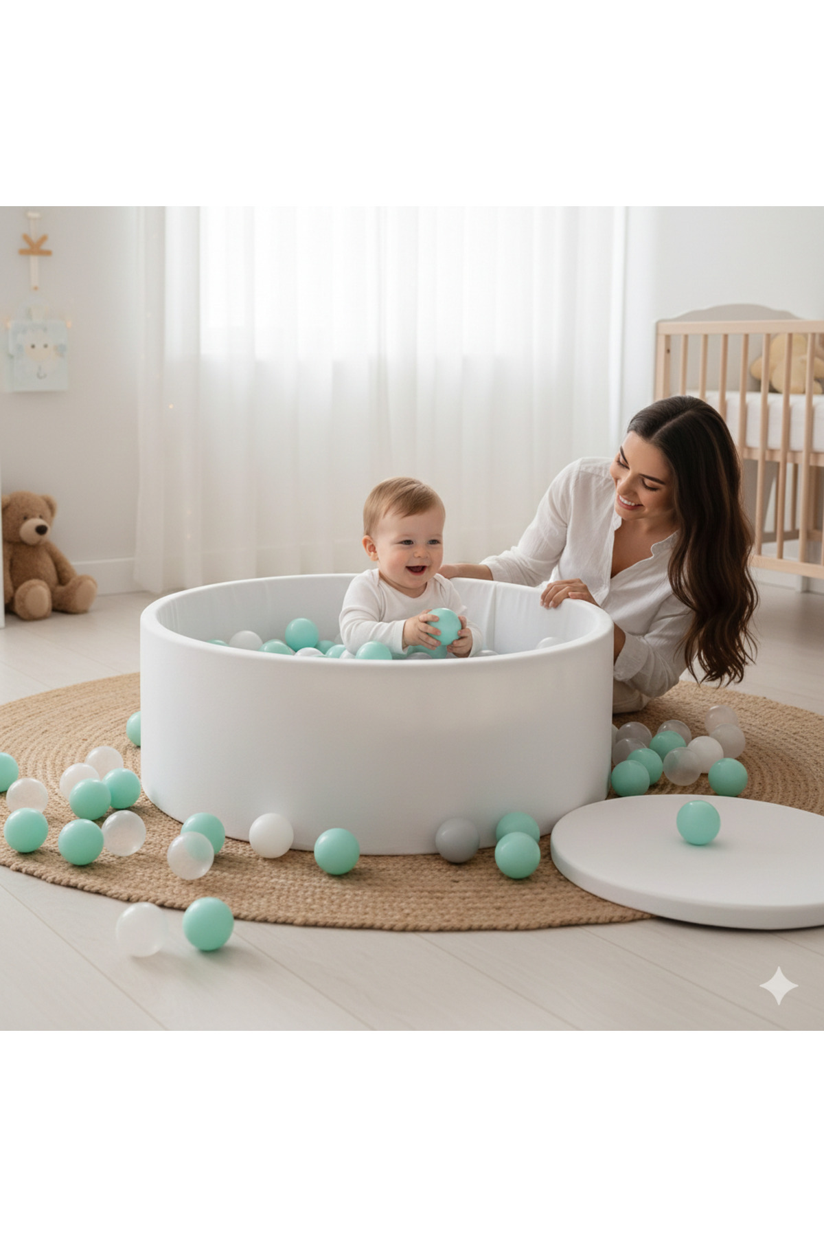 BebeMango Bubble 100 ‘lü Top Havuzu Topları 6cm fotoğrafı 2 (önizleme)