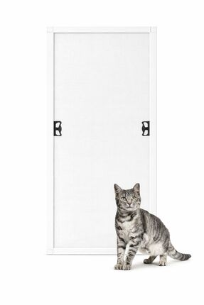 Plise Akordion Sineklik YIRTILMAZ SABİT SÖK-TAK KEDİ SİNEKLİK