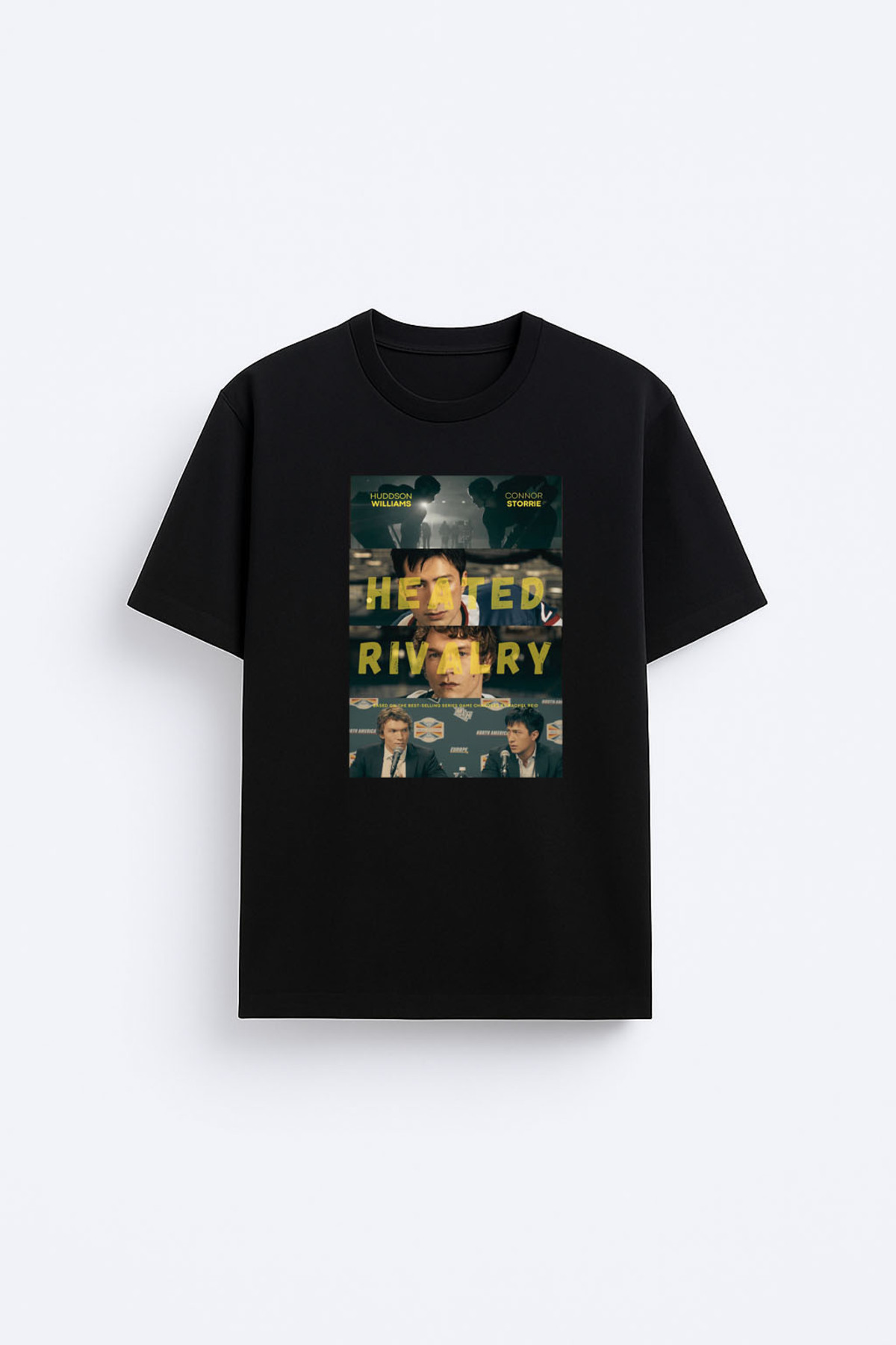 Heated Rivalry Ilya Rozanov 81 Hollander Jersey 24 Printed Crew Neck Black T-Shirt