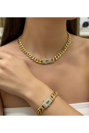 Floramour Çelik Altın Kaplama Gurmet Set