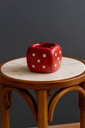 LOTUShediyelik001 kırmızı zar küllük