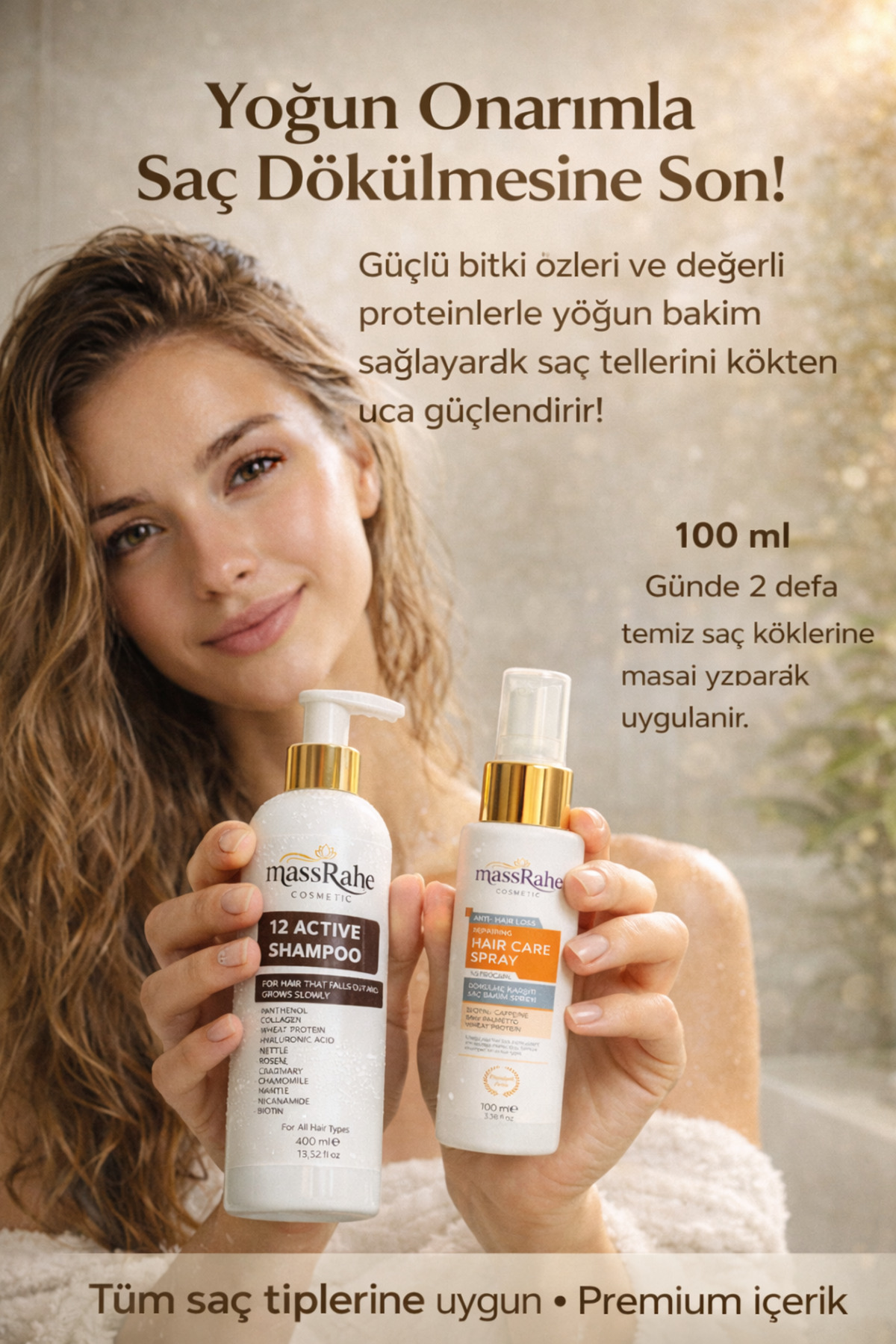 12 Aktif Şampuan - Saç Spreyi Biotin Collegen — saç12spry — تصویر 2 از 3