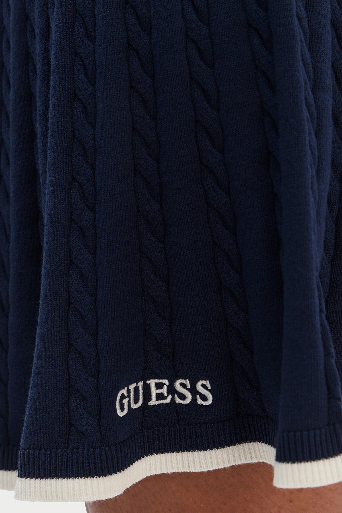 Guess  Shari Regular Fit Örgü Detaylı Triko Pileli Etek V6RD07Z4652 ETEK V6RD07 Z4652 G7R1 - Görsel 4