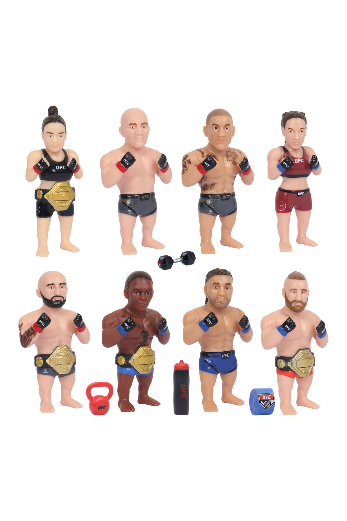 NECO TOYS UFC Kafes Dövüşçüleri 8'li Koleksiyon Figür Seti