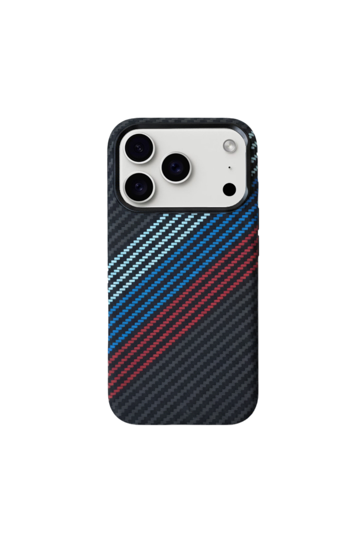 Apple iPhone 17 Pro Max ile Uyumlu MagSafe Şarj Özellikli İnce Yapılı Karbon Kevlar Kılıf - Siyah