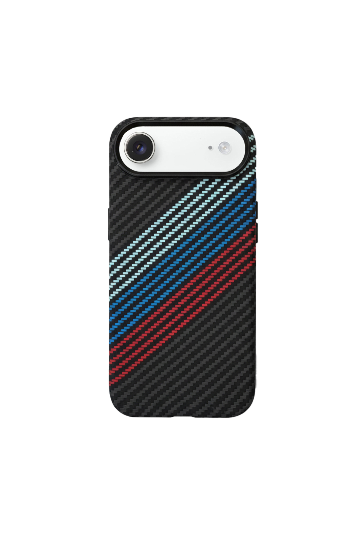 Apple iPhone 17 Air ileUyumlu MagSafe Şarj Özellikli İnce Yapılı Karbon Kevlar Kılıf - Siyah