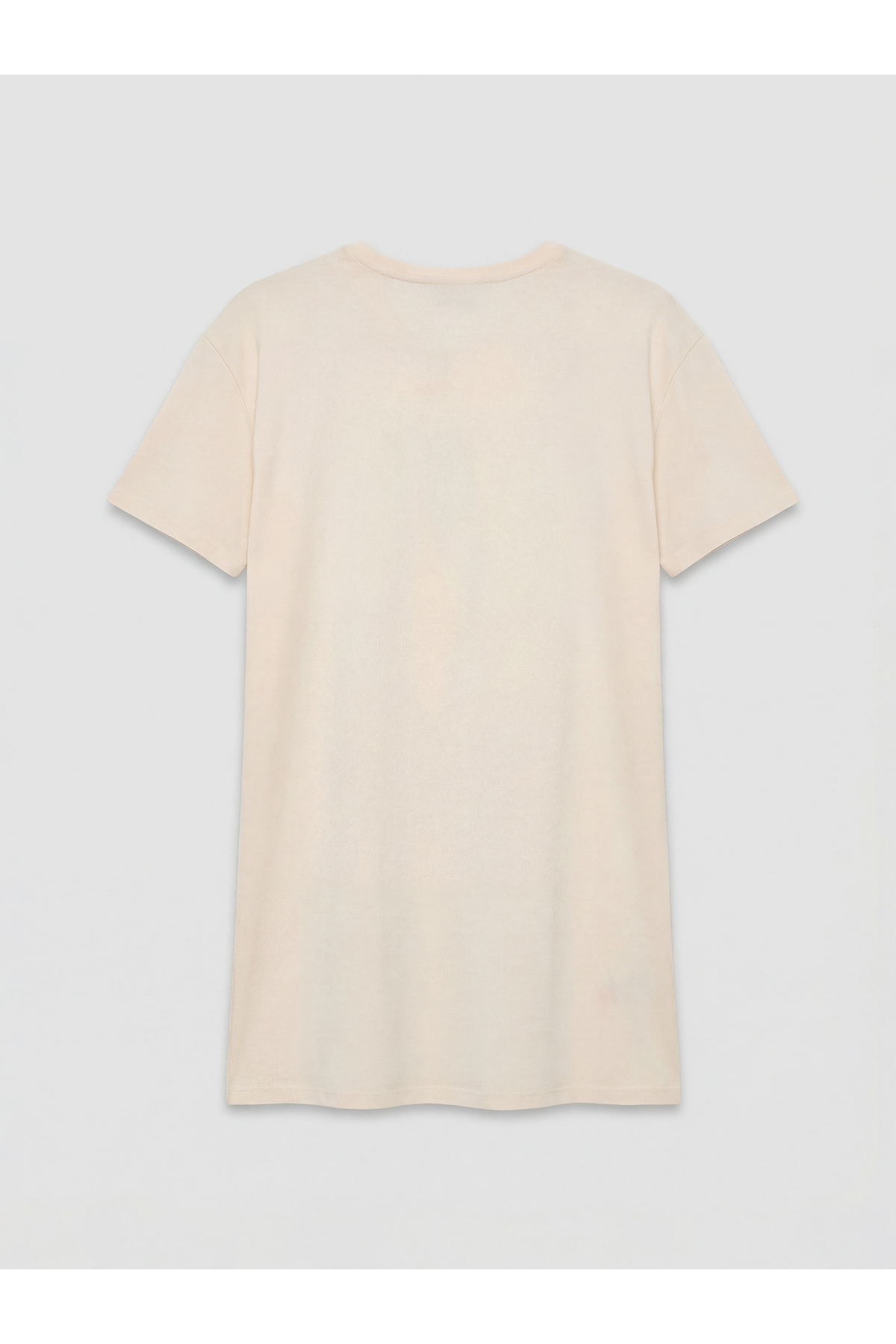 LC Waikiki GÜLİS GİYİM'DEN Pembe Bisiklet Yaka Ayı Teddy Baskılı Kadın Gecelik