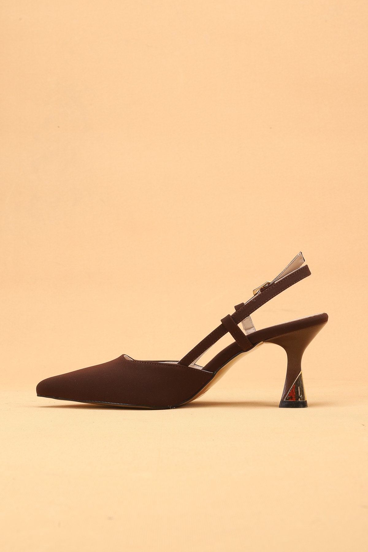 Nilsa Shoes  Kadın İnce Topuklu Saten Abiye Ayakkabı Topuklu Ayakkabı - Görsel 5