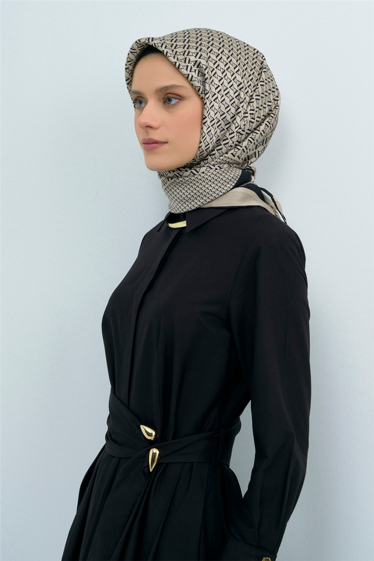Saf İpek Sura Eşarp 9502D 03