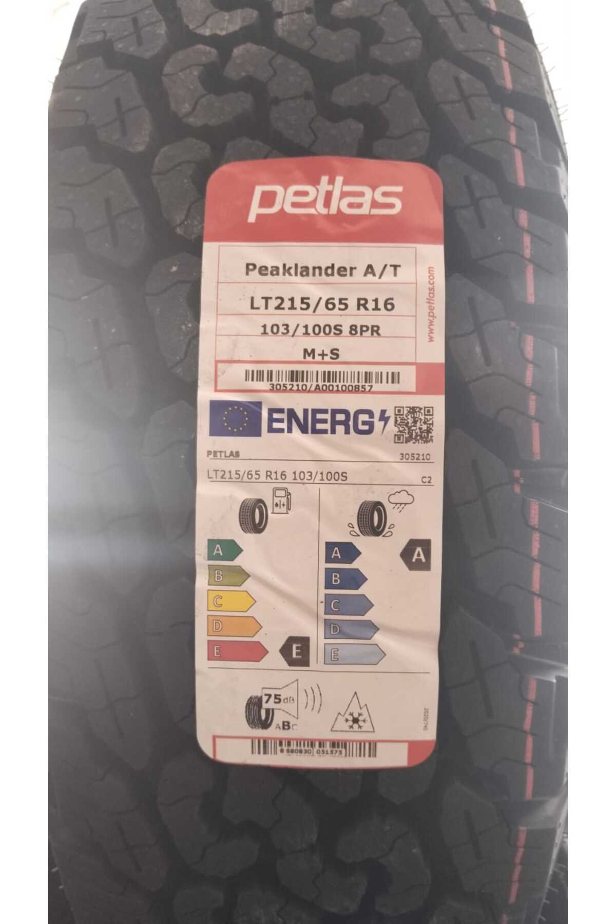 すぐ発送215/65R16 Petlas 215/65 R16 TL 103/100S LRD RWL PEAKLANDER A/T BEYAZ YANAK