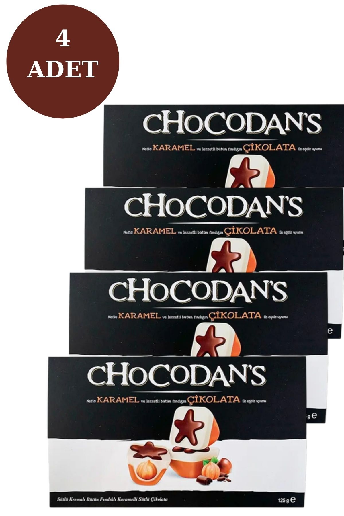 Şölen Chocodans Sütlü Kremalı Bütün Fındıklı Karamelli Sütlü