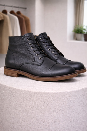 Butti Uomo Hakiki Deri Erkek Bot