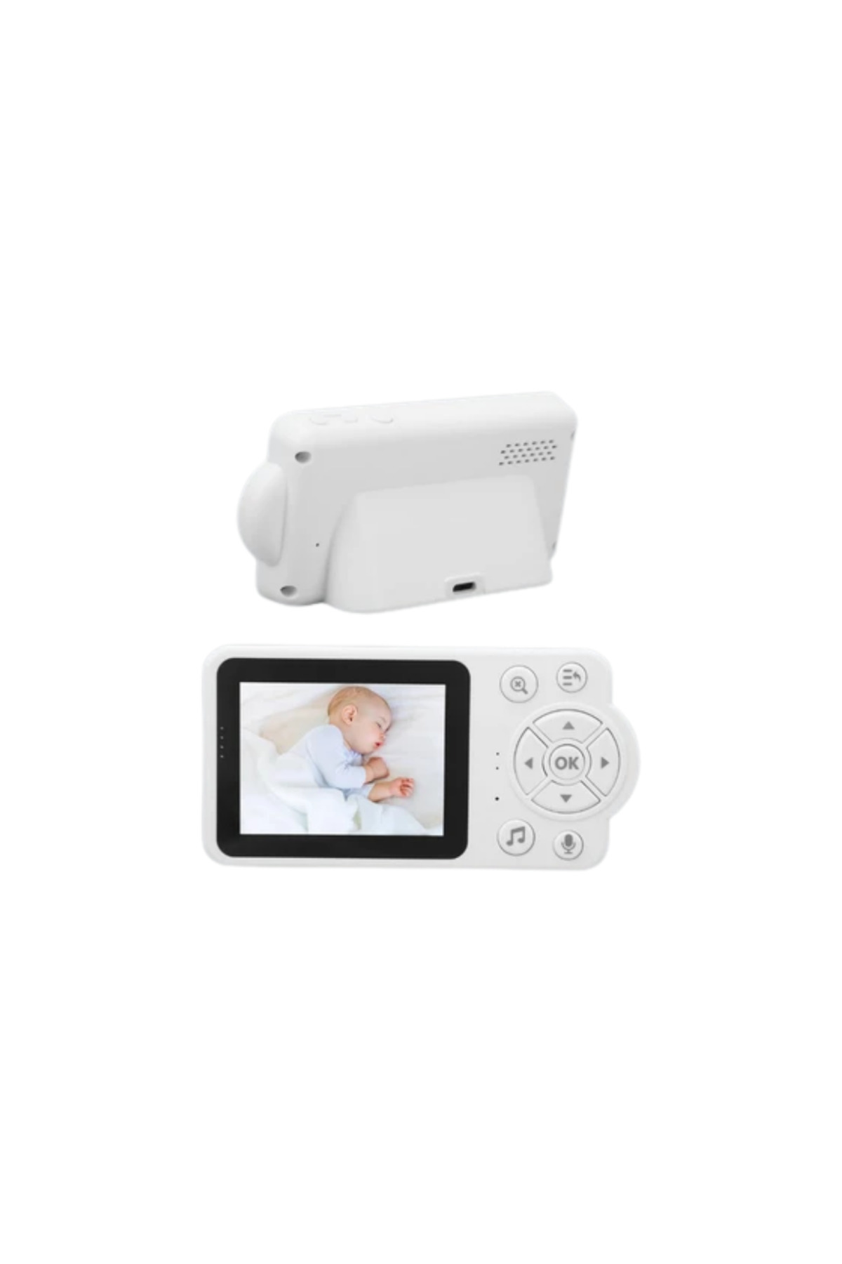 buyx Yakınlaştırma Özellikli Gece Görüşlü Bebek İzleme Kamerası - BUYX5773-2092 fotoğrafı 3 (önizleme)