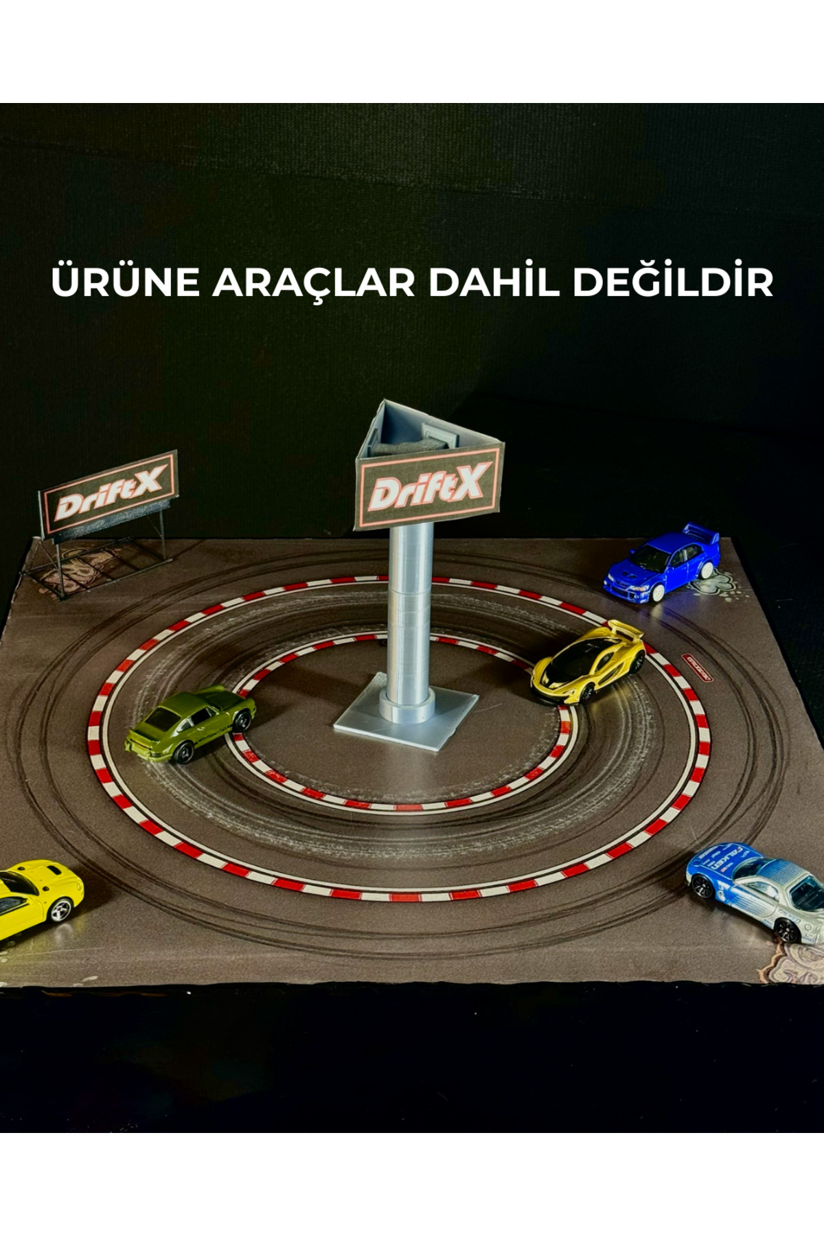 Dimmy Gifts Drift X Model Araç Drift Pisti 3 araç kapasiteli 1/64