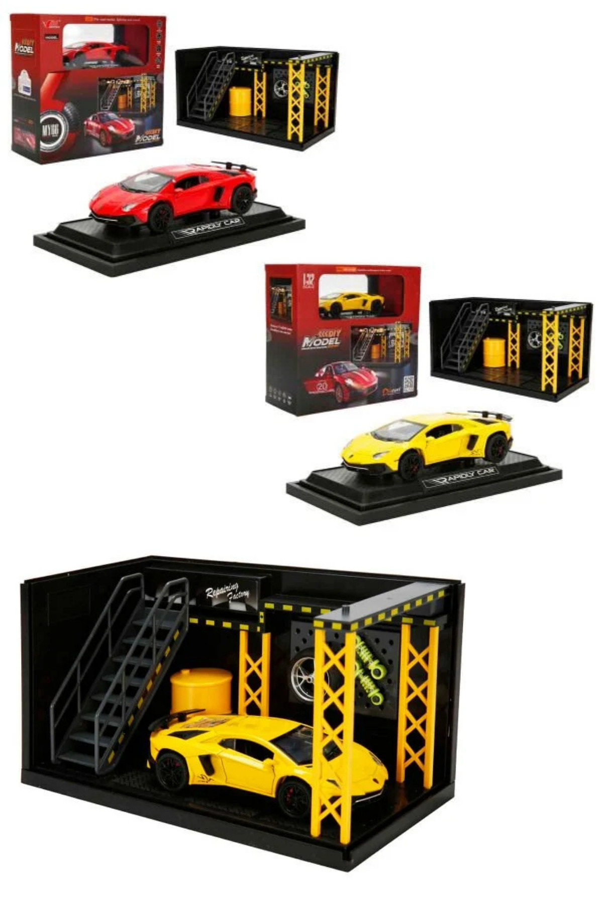 welcomein Die-Cast Koleksiyonluk 1:32 Ölçek LAMBORGHINI LP750-SV