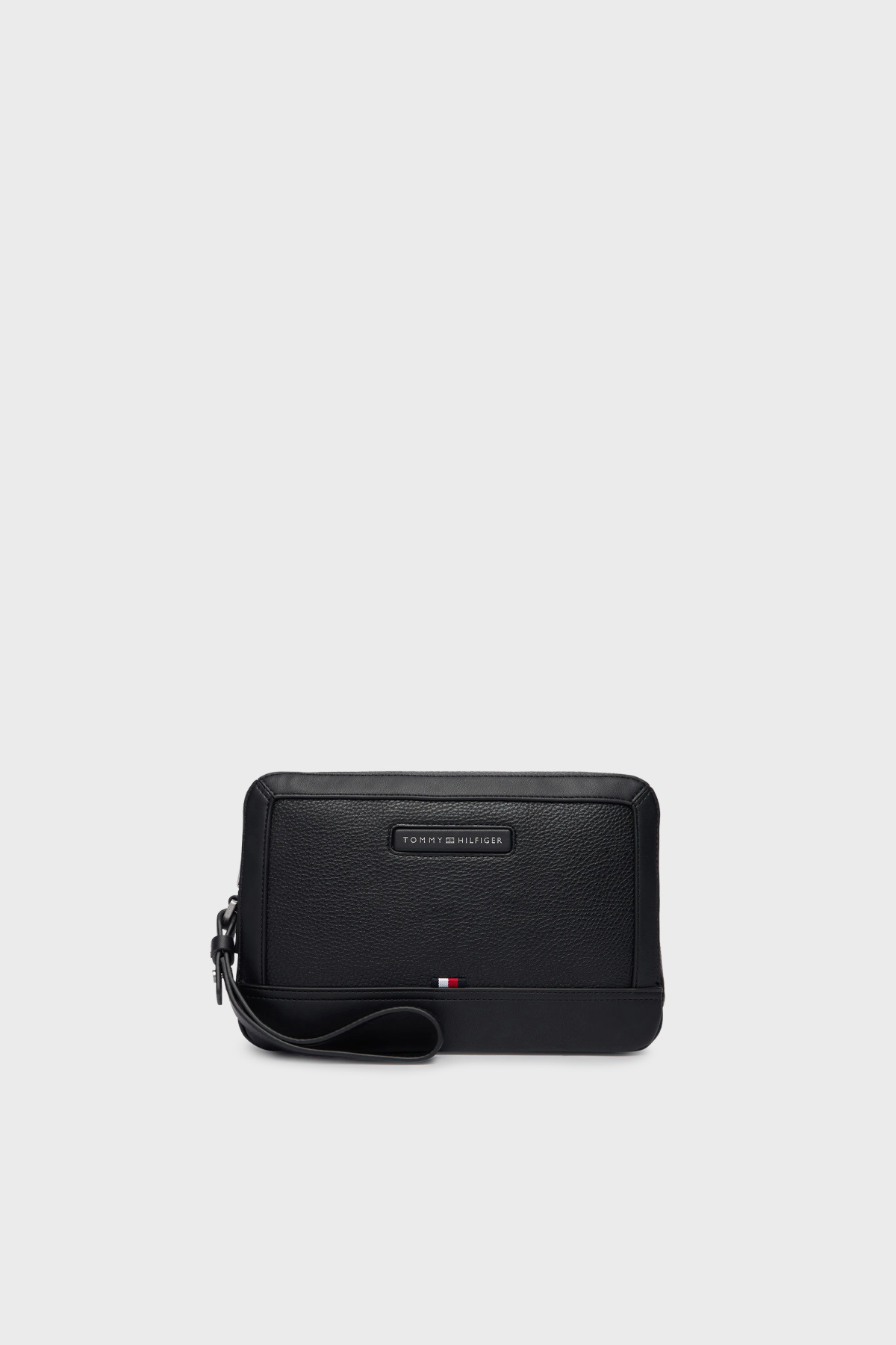 تامی هیلفیگر کیف مردانه طرح لوگو با بند مچی جداشونده مدل AM0AM13953 BDS