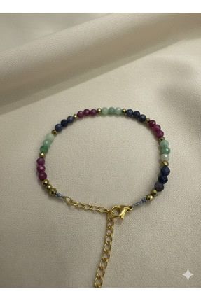 Zihintaşı Atölyesi Zihintaşı Özel Parça Yakut & Zümrüt & Safir Doğal Taş El Y...