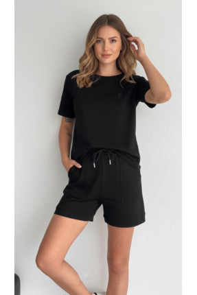 MAİMODA Kadın Modal Kumaş Şortlu Takım / KADIN MODAL FABRIC SHORTS SET