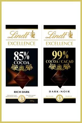 Lindt Excellence %85 ve %99 Kakao 100 g Ekstra Yoğun Bitter Çikolata Set