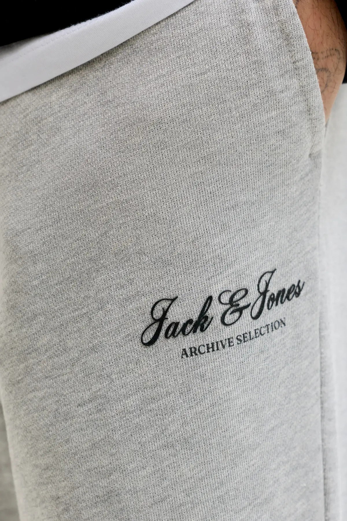شلوار گرمکن ورزشی مردانه راسته فاق نرمال | جک اند جونز Jack & Jones 12288641 - تصویر 3