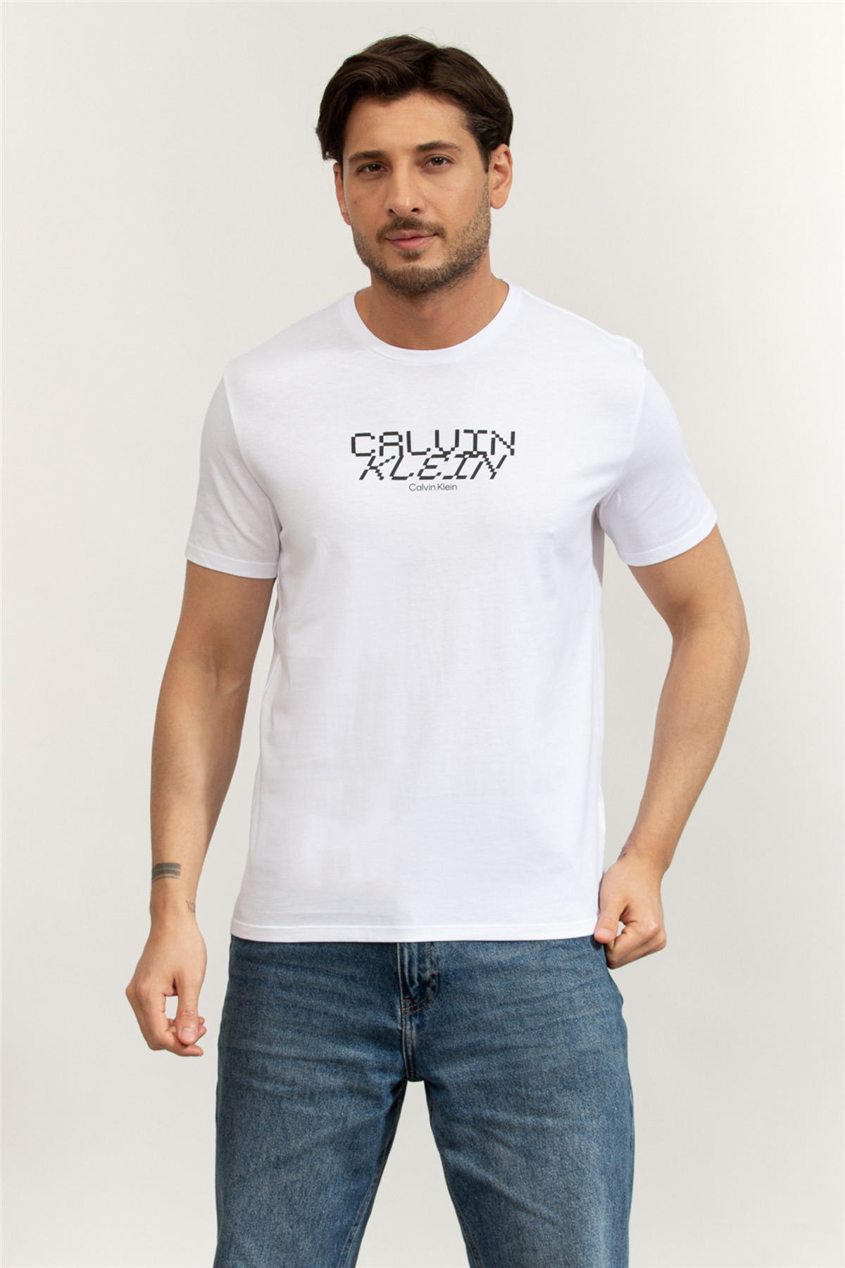 تیشرتمردانهCalvin Kleinسفید