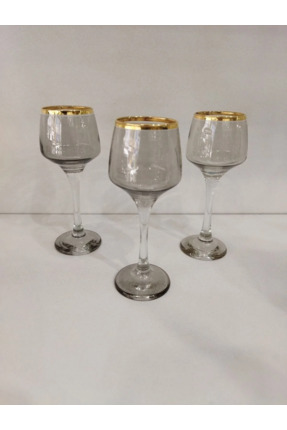 DECORS CENTER Lav Kahve Yanı Bardağı 506 Füme 6'lı