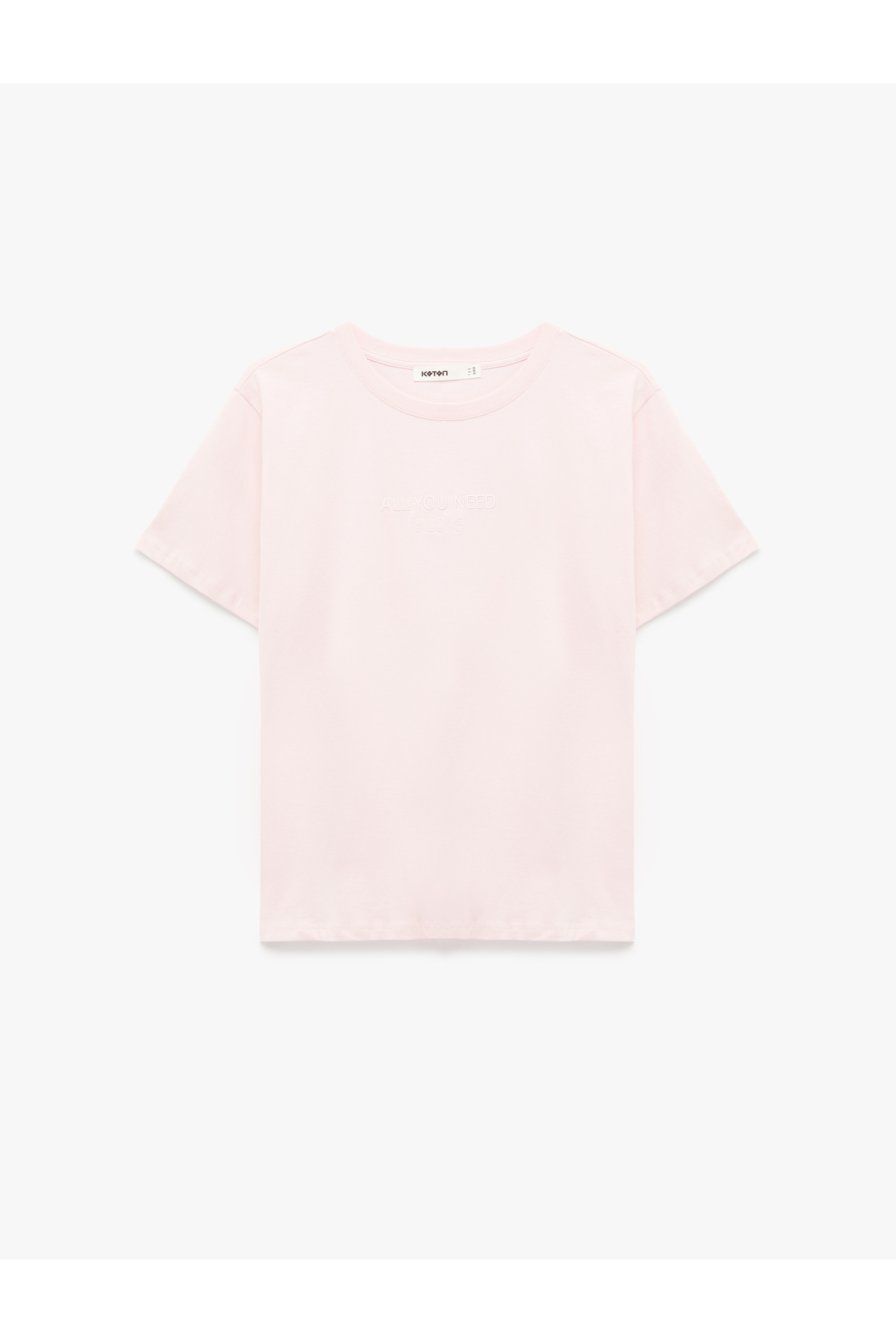 Koton Women'S Pink Short Sleeve T-Shirt
