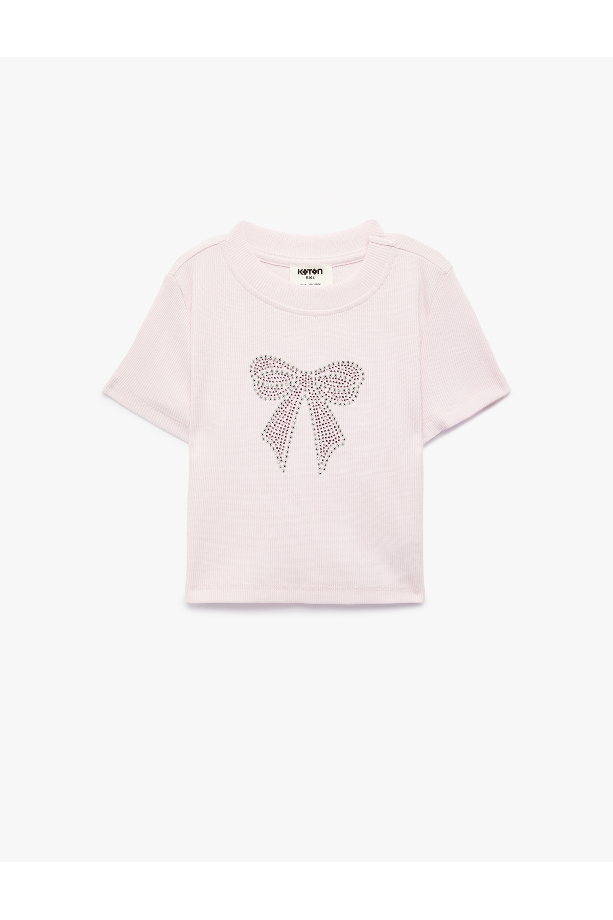 Koton Girl'S Pink Printed T-Shirt