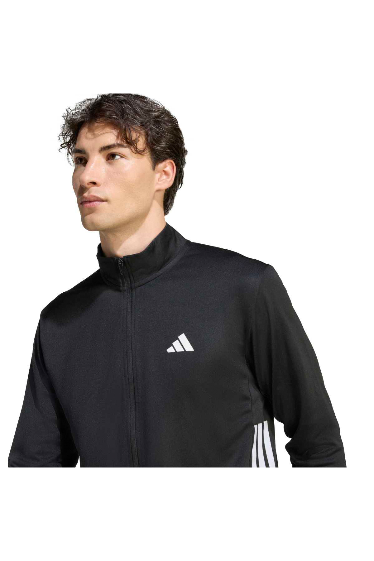 即購入OK！3CE3点セット！！ adidas Workout Essentials Allset 3 Stripes Erkek Siyah Dik Yaka