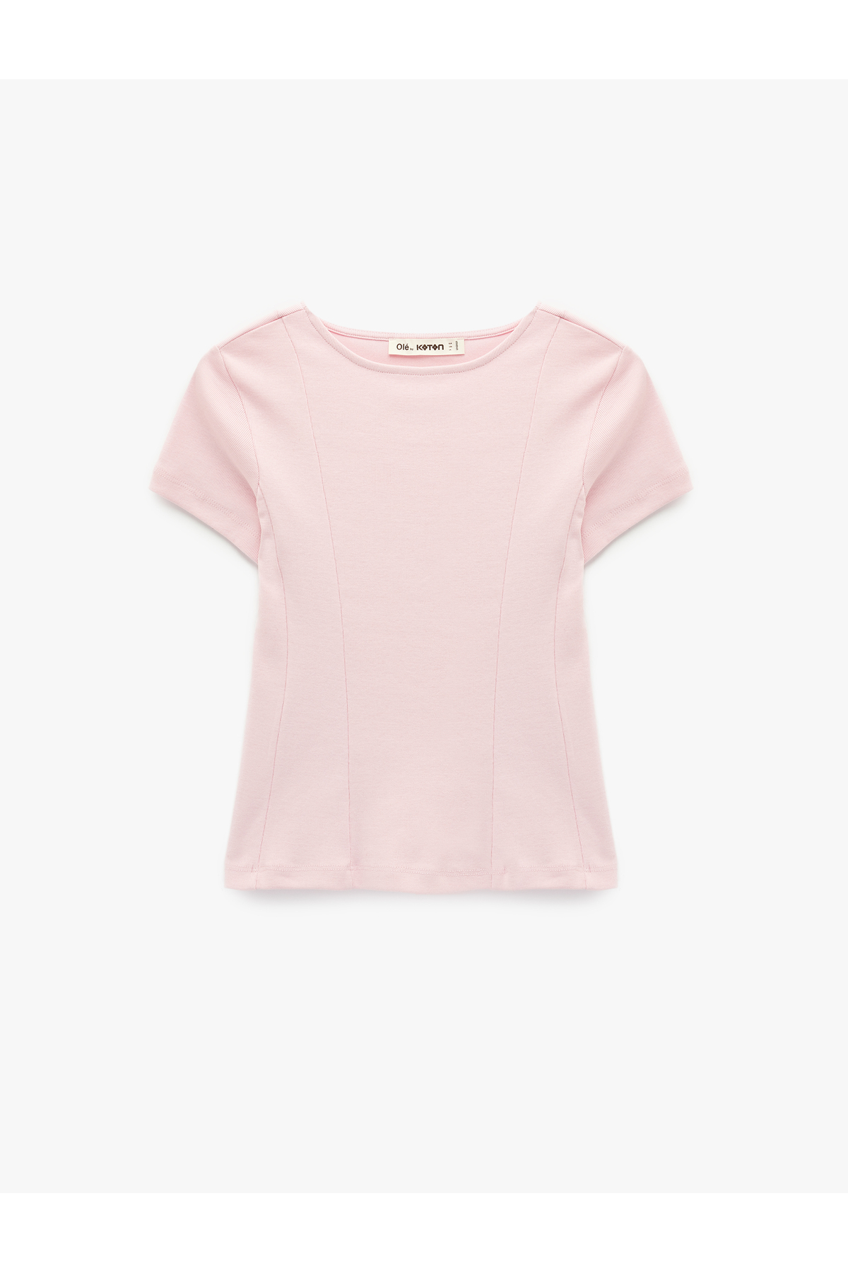Koton Women'S Pink Teenage Tshirt Ss