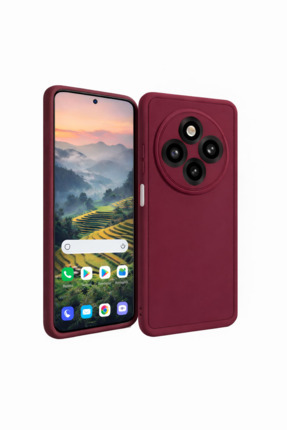 Vissona mi Redmi 14C VE Poco C75 VE Poco M7 Uyumlu Kamera Çıkıntılı Mat Silik...