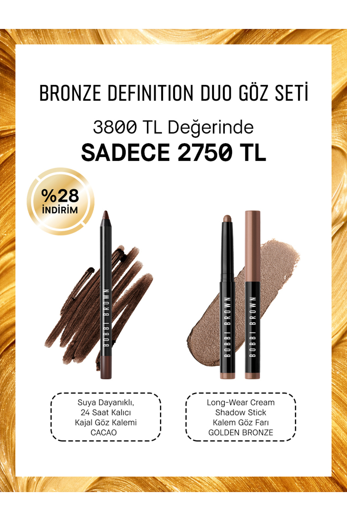 Bobbi Brown Bronze Definition Duo Göz Seti - Fiyatı, Yorumları