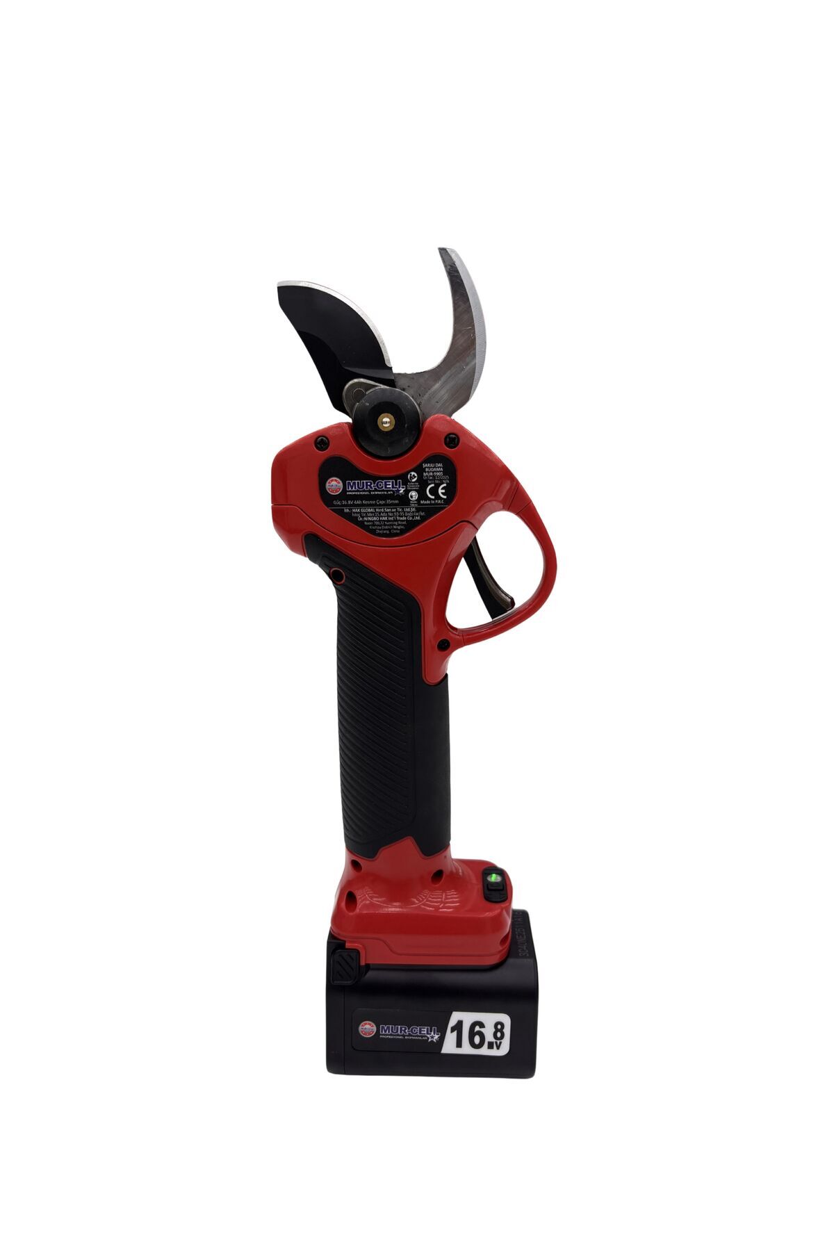 maruさま2032 Mur-Cell MUR-9905 16.8 V 4 AH DİJİTAL GÖSTERGELİ 35 MM ŞARJLI DAL