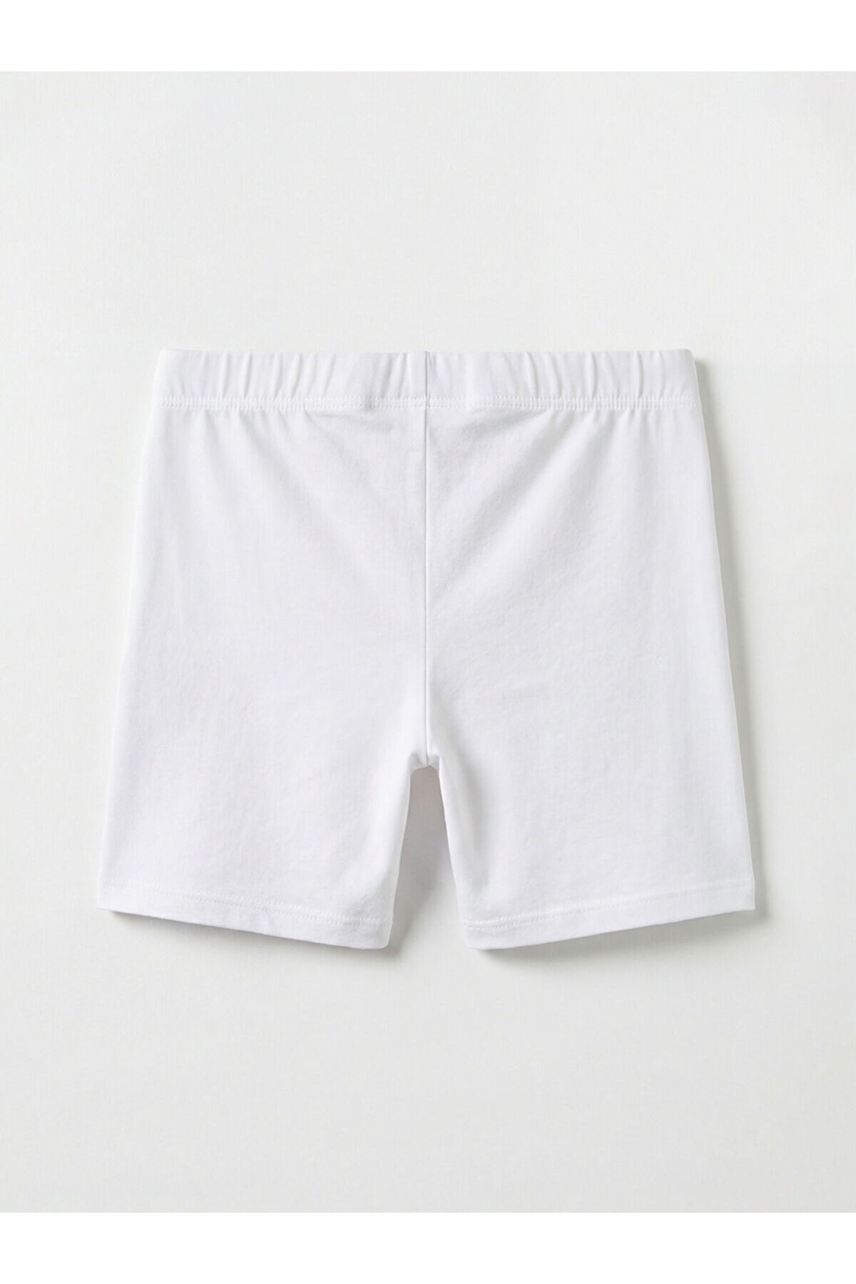 LC Waikiki Elsiva Collection Siyah Beli Lastikli Kız Çocuk Şort Tayt 2'li fotoğrafı 5 (önizleme)