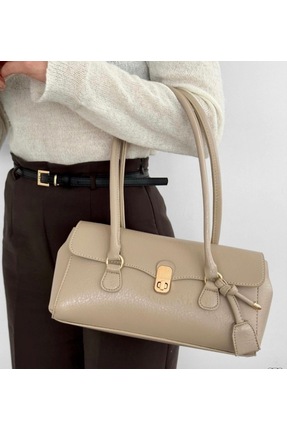 Luna Krem kol çantası, el çantası, kadın çanta