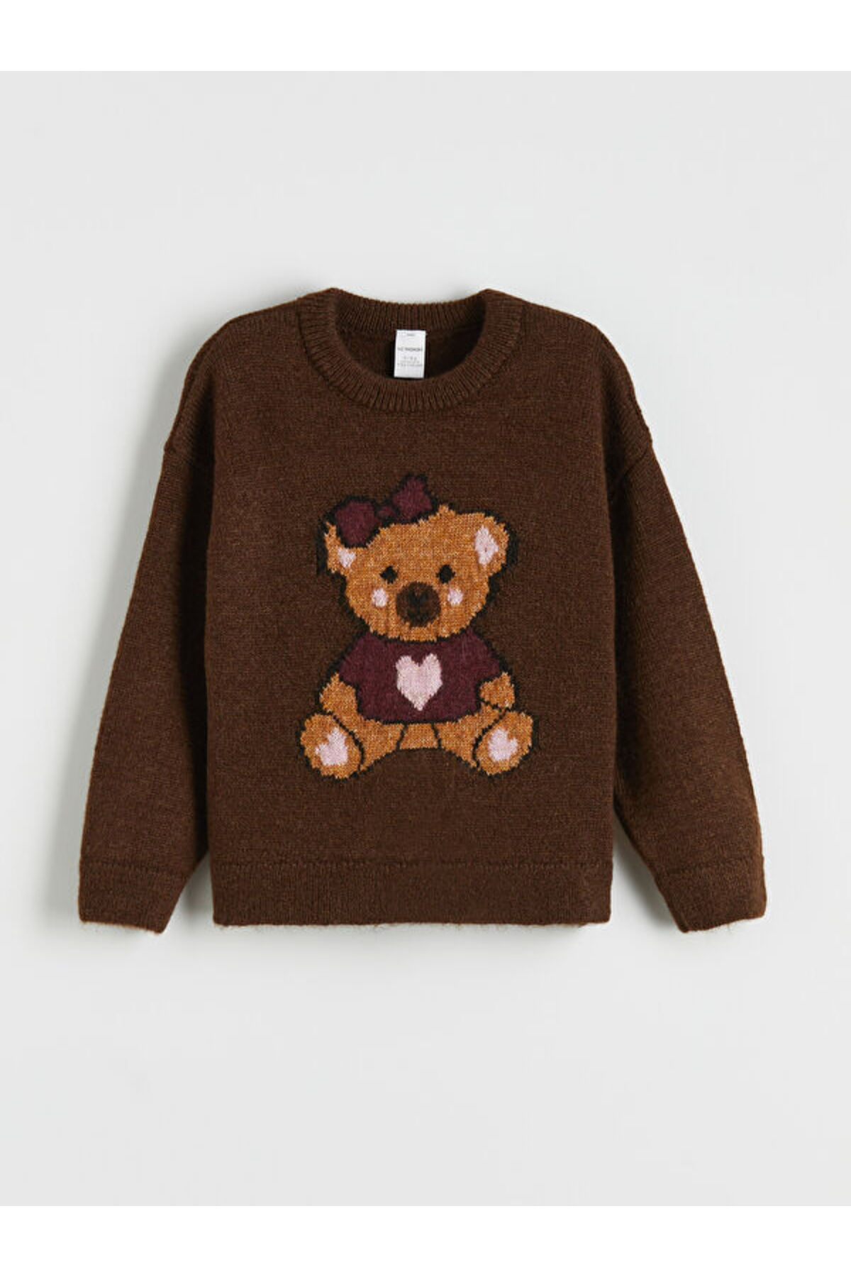 LC Waikiki RMZ GİYİM FARKIYLA İşlemeli Kız Çocuk Triko Kazak fotoğrafı 2 (önizleme)