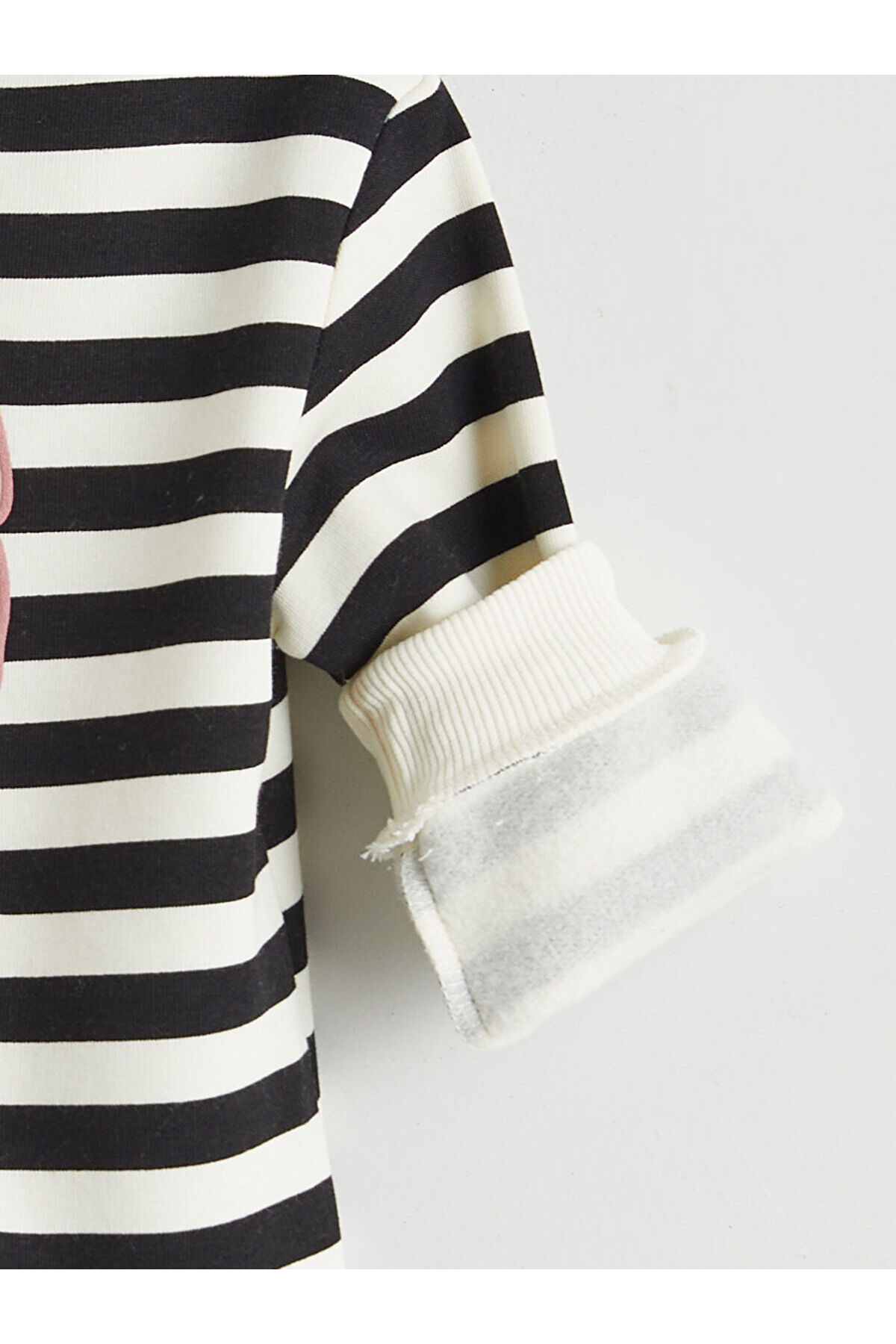 LC Waikiki Meral Collection Ekru Uzun Kollu Kız Bebek Sweatshirt fotoğrafı 4 (önizleme)