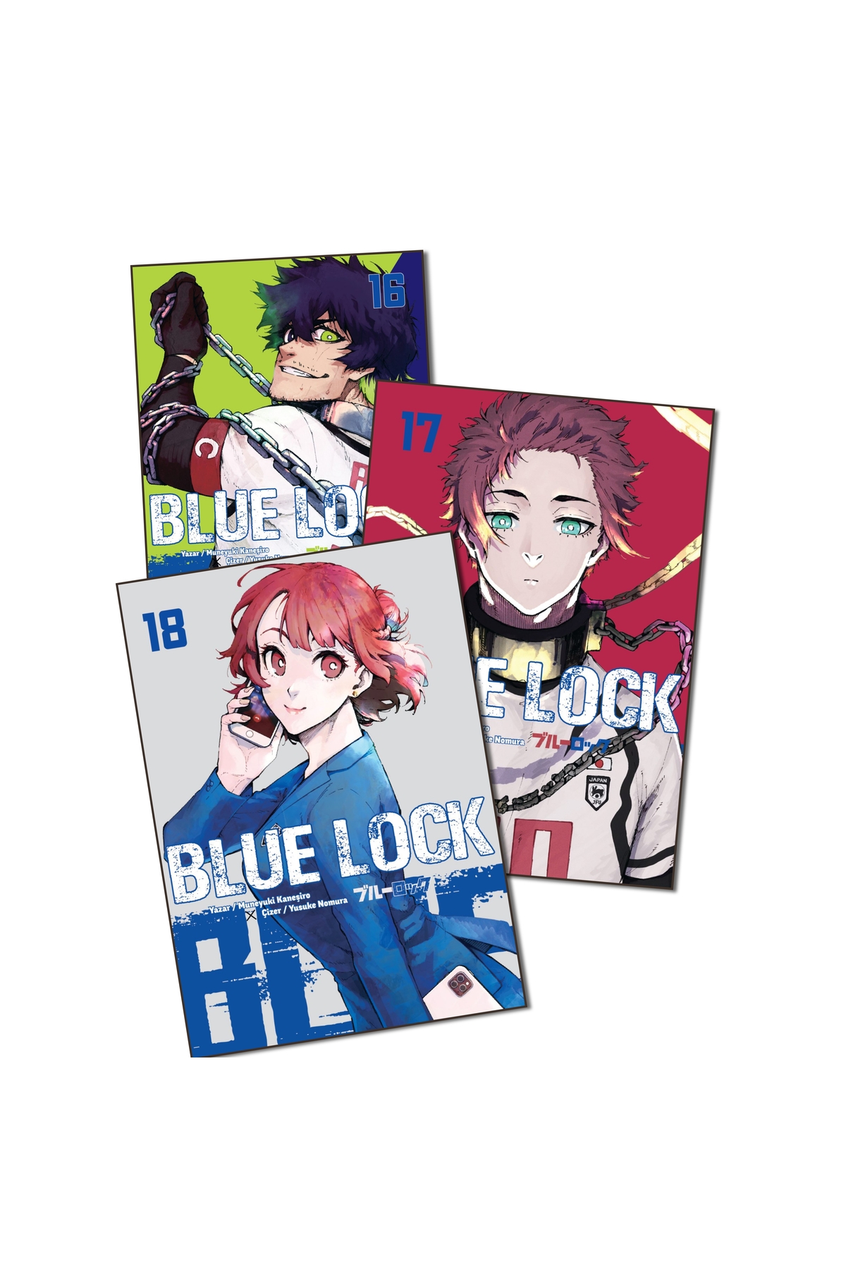 Komik Şeyler Blue Lock 16-18. Ciltler 3 lü Manga Seti - Fiyatı