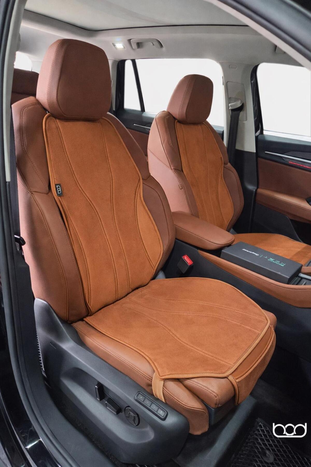 Bod Skoda Kodiaq Oto Koltuk Koruyucu Kılıf 2023-Sonrası Latmos Serisi Taba fotoğrafı 3 (önizleme)