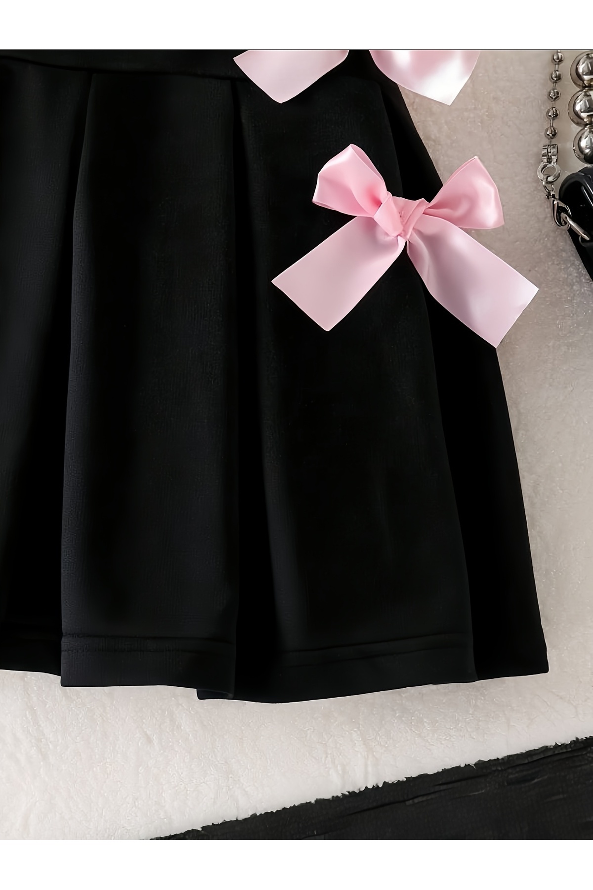 uyguntarz Kelebek Detaylı Kız Çocuk 2’li Tişört Pileli Etek Takım fotoğrafı 2 (önizleme)