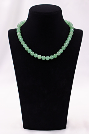 SAURACHI Aventurin Taşı Kolye Doğal Taş Dizi 8 mm