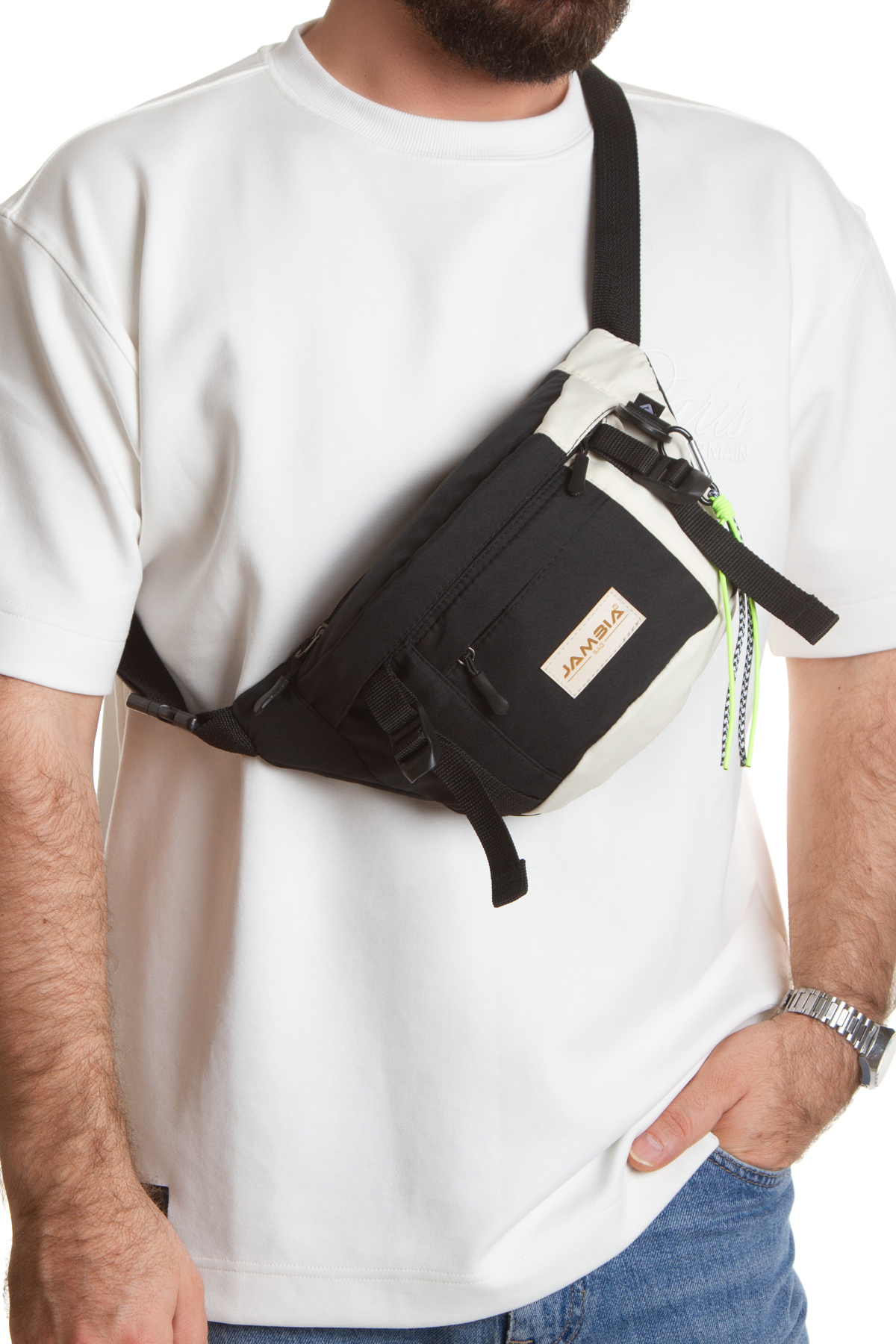 LOOP DESIGN  Unısex Çok Renkli Freebag Bel & Omuz Çantası – Fonksiyonel ve Şehir Stiline Uyumlu - Görsel 8