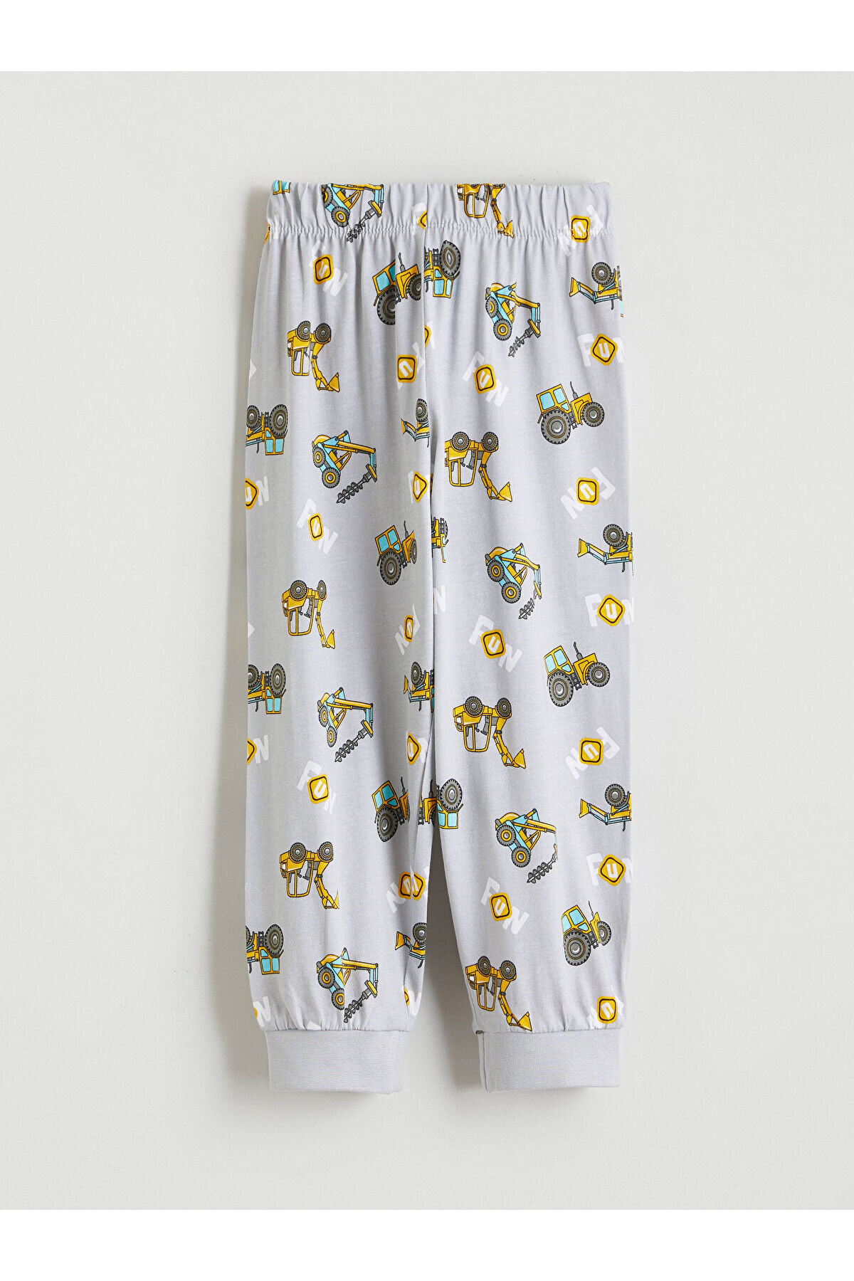 LC Waikiki Elsiva Collection Sarı Bisiklet Yaka Baskılı Erkek Çocuk Pijama Takımı fotoğrafı 7 (önizleme)