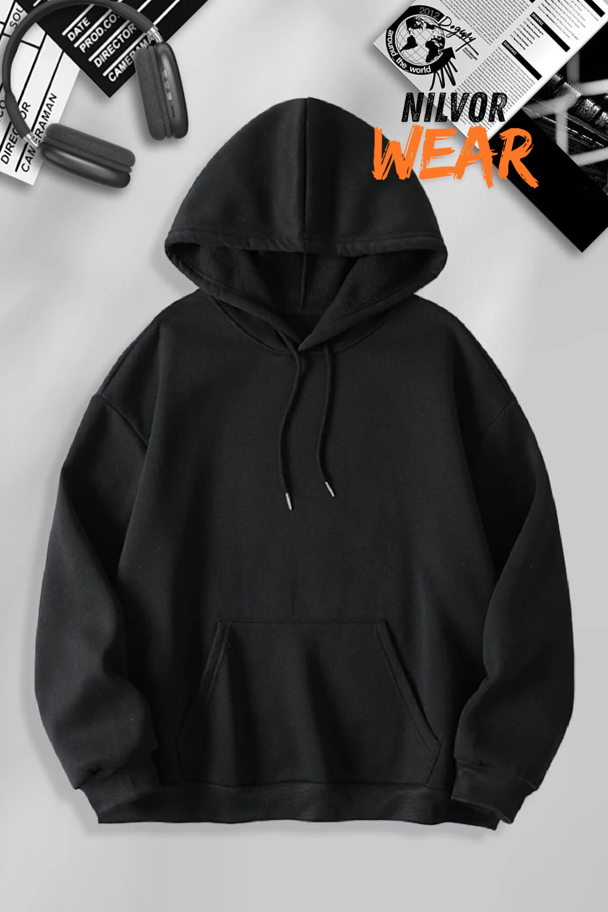 Nilvor Sevgili Çift Kombin Hızlı ve Öfkeli Bullet Suki Baskılı Özel Tasarım Kapüşonlu Sweatshirt 2li Hoodie görsel 2