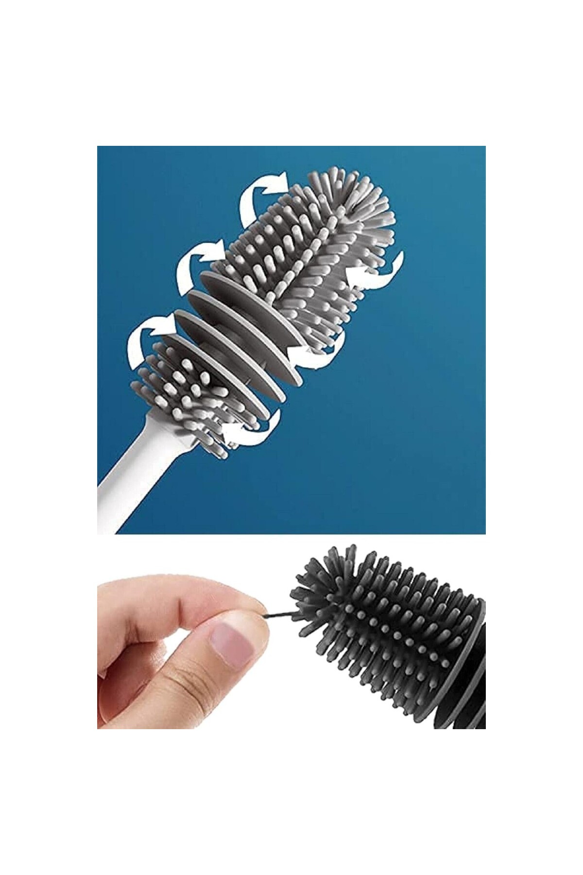 AyrStore by Biberon Emzik Temizleyici Tpr Silikon Fırça Kavanoz Termos Suluk Sürahi Yağ Şişe fotoğrafı 5 (önizleme)