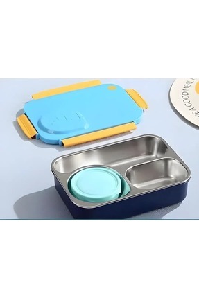 bentopia Beslenme Kutusu Paslanmaz Çelik - 900 ml Sos ( Çorba ) Plastik Kasel...