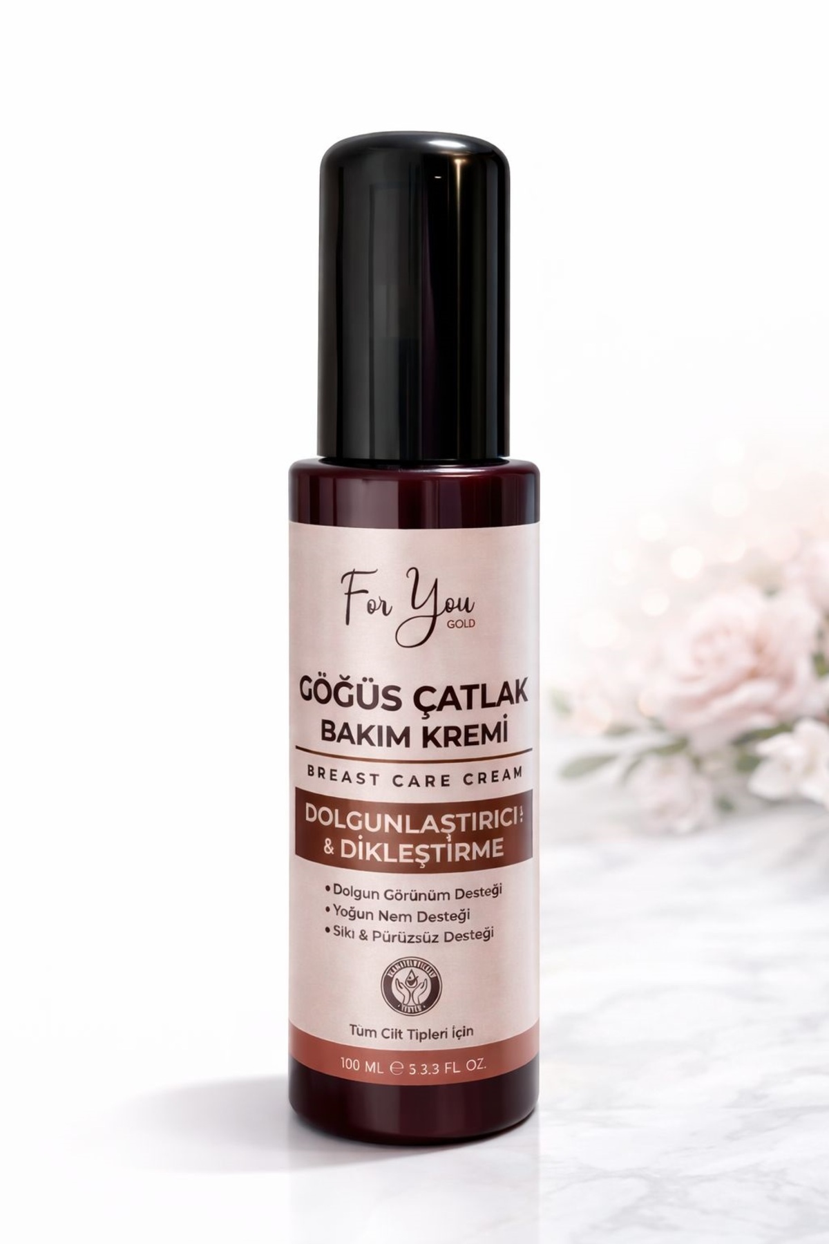 Göğüs Dolgunlaştırıcı Çatlak Bakım Kremi l Dikleştirici & Dolgun Görünüm Destekleyici 100 ml — dolguncat — تصویر 7 از 8