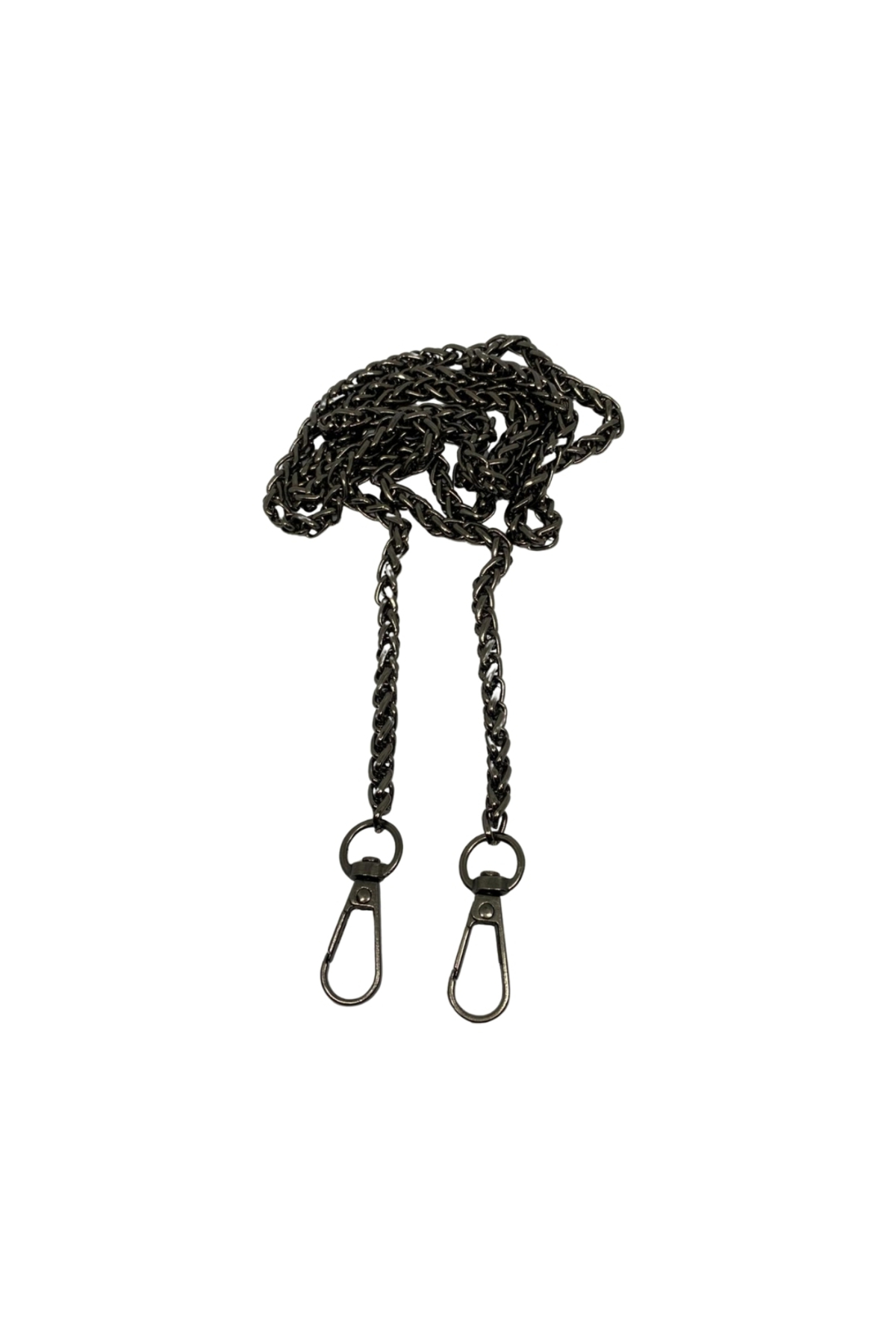 115 CM Snake Bag Chain Black Nickel (ANTHRACITE) -Metal Bag and Wallet Hanger Chain - 1 Piece